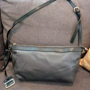 Innue two tone leather bag